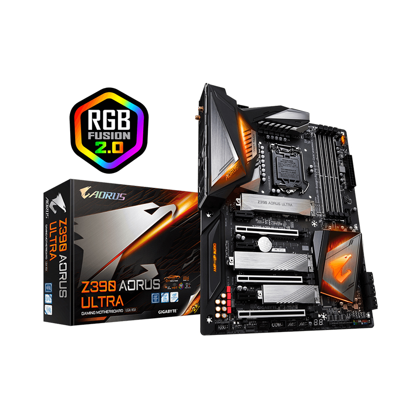 Mainboard GIGABYTE Z390 Aorus Ultra (Intel Z390/Socket 1151/ATX/4 khe RAM DDR4)