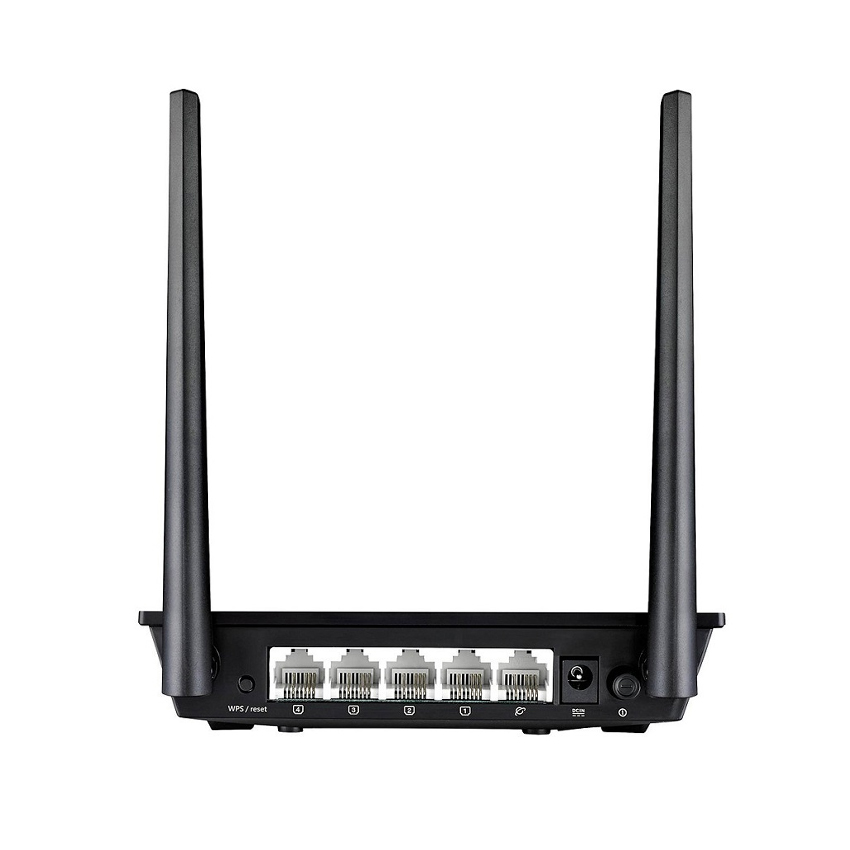 Router Wi-Fi Asus RT-N12+ Chuẩn N300, hỗ trợ tính năng lặp sóng(Black Diamond)