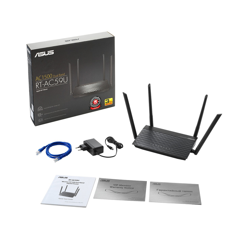 Router wifi ASUS RT-AC59U (Mobile Gaming) Wireless AC1500Mbps