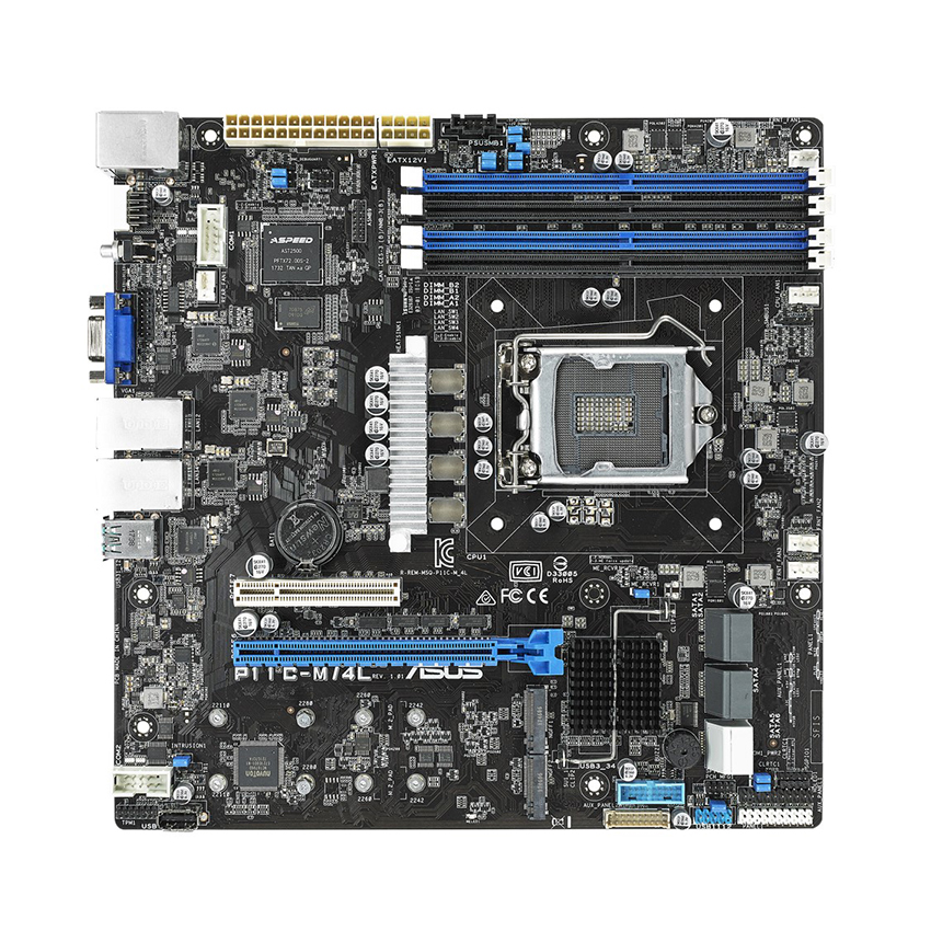 Mainboard ASUS Sever Asus P11C-M/4L (Intel C242/Sockte 1151-v2/4 khe Ram DDR4)