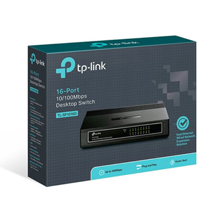 Switch để bàn 16 cổng 10/100Mbps TPLink TL-SF1016D