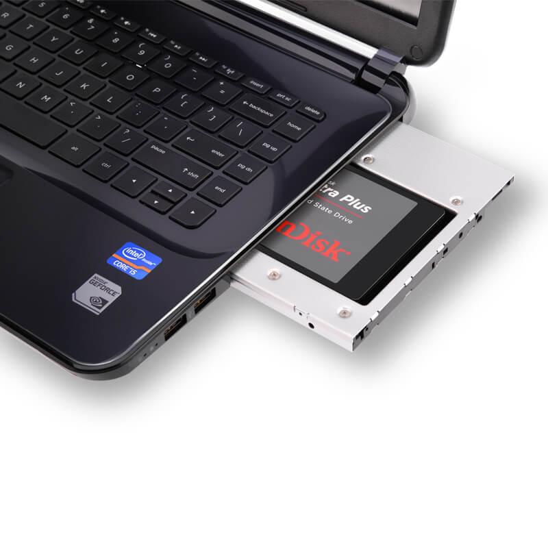 Khay ổ cứng Laptop - Caddy Bay Orico L95SS mỏng