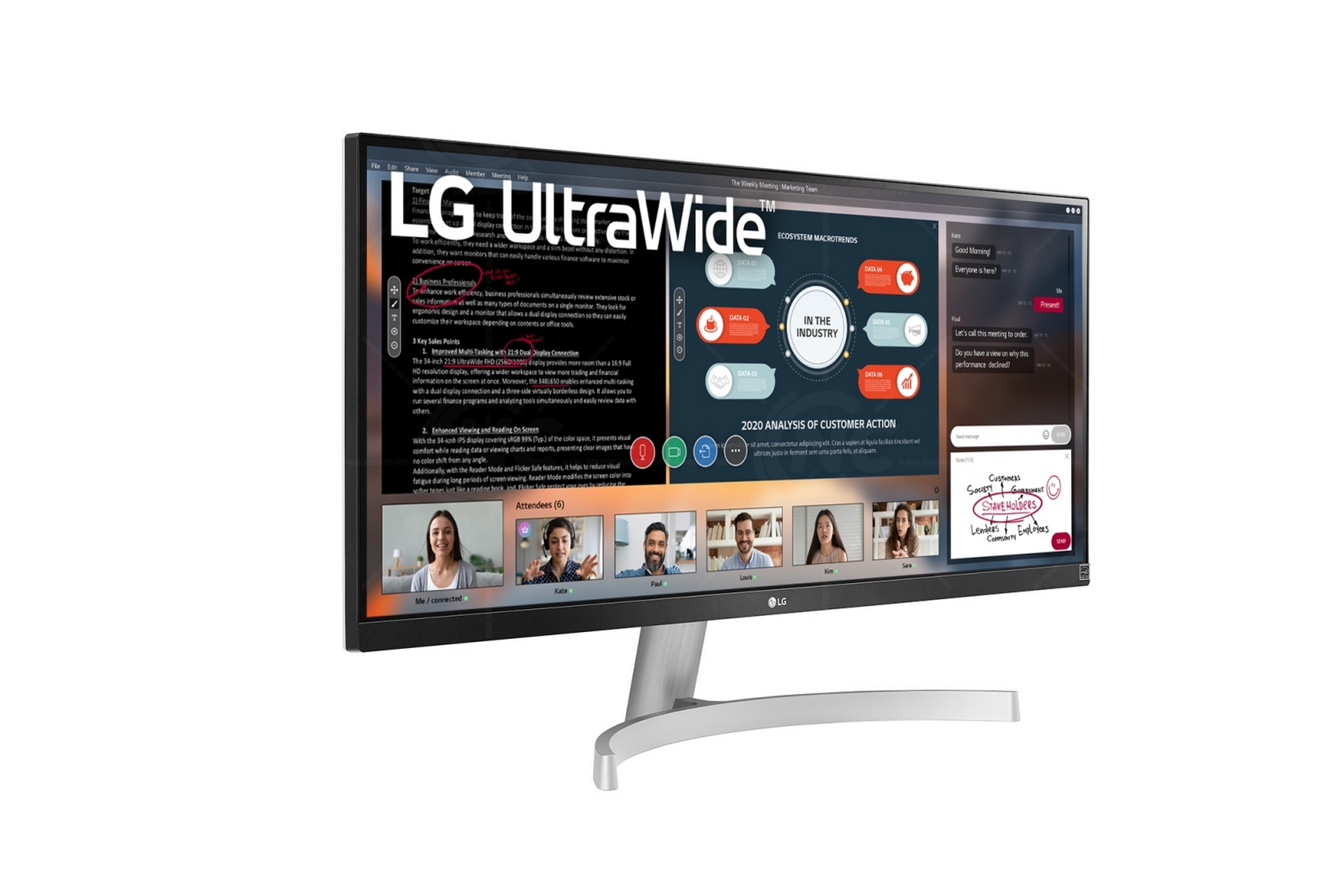 Màn hình LCD LG 29WN600-W (29inch/250 cd/m²/75Hz/IPS/5ms)