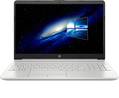 Laptop HP 15s-du0062TU (i5-8265U/4GB/1TB HDD/120GB SSD M.2 Sata/15.6/VGA ON/DVDSM Ext/Win10/Silver) -  6ZF73PA