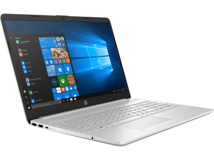 Laptop HP 15s-du0105TU (i5 8265U/8GB/256GB SSD/15.6 inch/VGA ON/Win10/Silver) - 8EC92PA