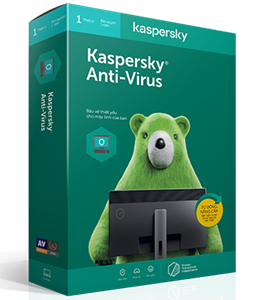 Phần mềm diệt Virus Kaspersky AntiVirus 3PC - KAV 3PC