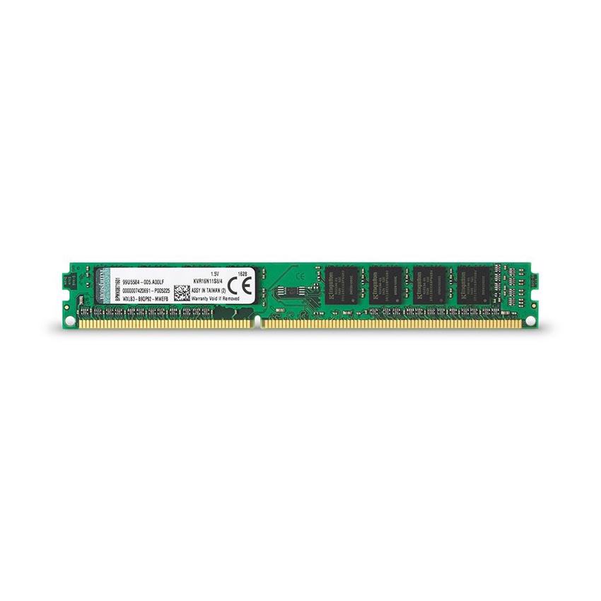 Ram PC Kingston (4GB/DDR3 1600MHz LONG DIMM) - KVR16N11S8/4