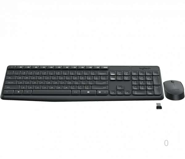 Bộ phím chuột Logitech MK235 WIRELESS/OPTICAL/XÁM (GREY)