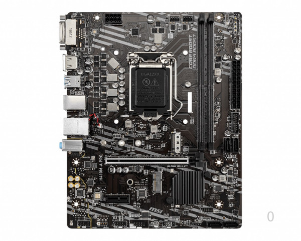 Mainboard MSI H410M-A PRO (Intel H410/Socket 1200/m-ATX/2 khe RAM DDR4)