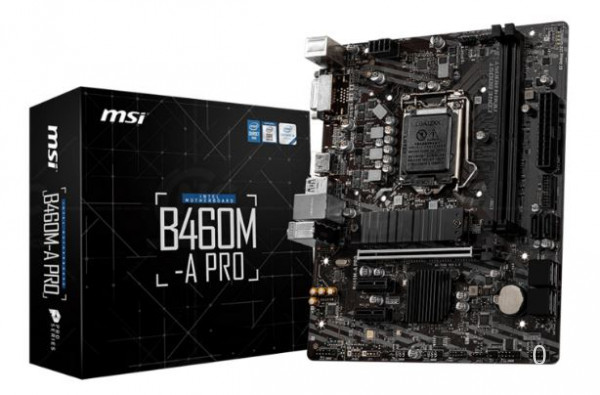Mainboard MSI B460M-A PRO (Intel B460/Socket 1200/m-ATX/2 khe RAM DDR4)