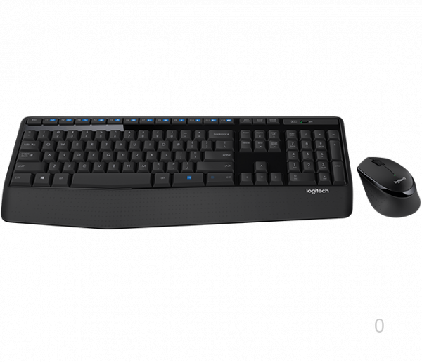 Bộ phím chuột Logitech MK345 WIRELESS/OPTICAL/MEDIA/ĐEN (BLACK)/PC