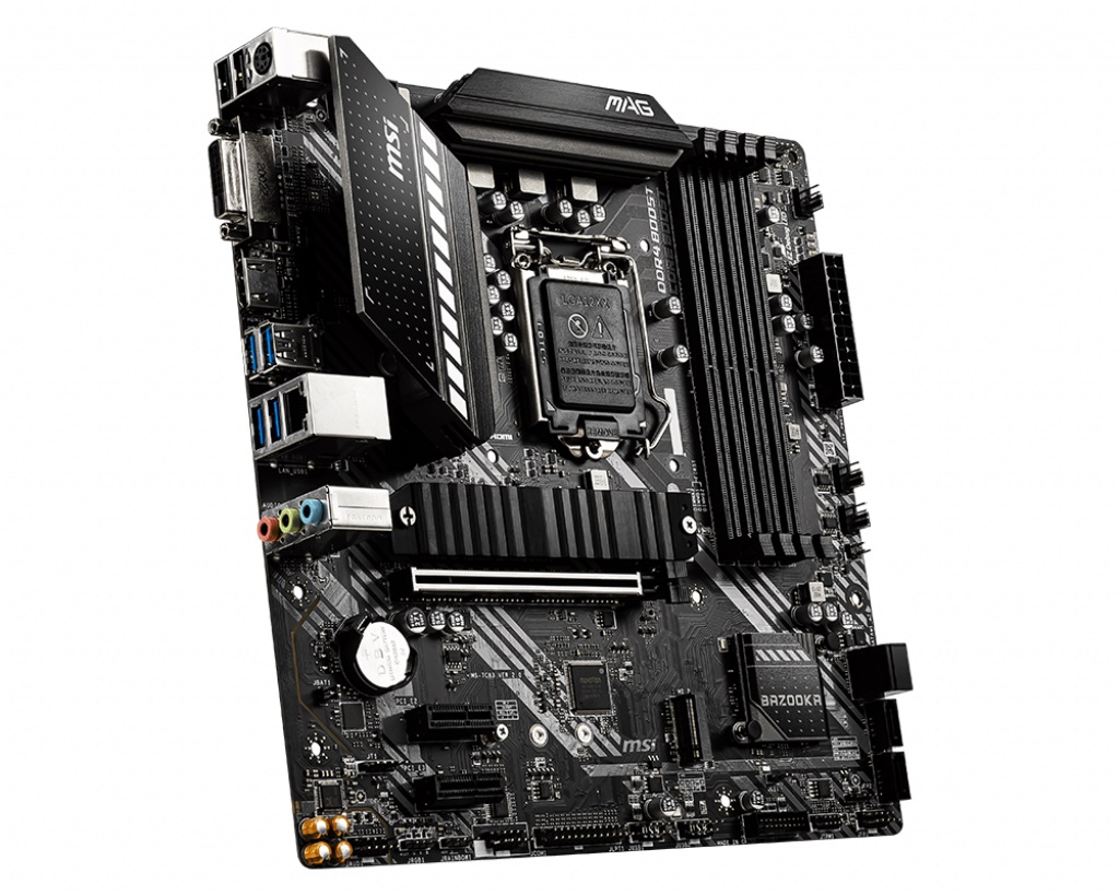 Mainboard MSI MAG B460M BAZOOKA (Intel B460/Socket 1200/m-ATX/4 khe RAM DDR4)