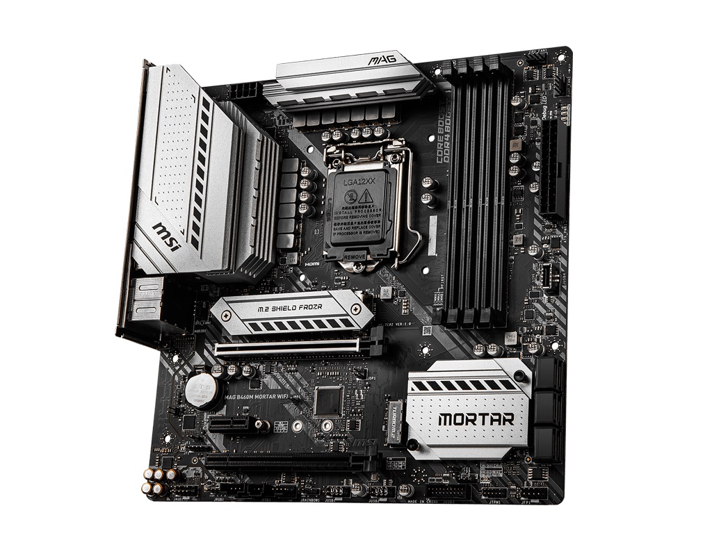 Mainboard MSI MAG B460M MORTAR WIFI (Intel B460/Socket 1200/m-ATX/4 khe RAM DDR4)