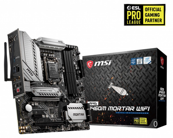 Mainboard MSI MAG B460M MORTAR WIFI (Intel B460/Socket 1200/m-ATX/4 khe RAM DDR4)