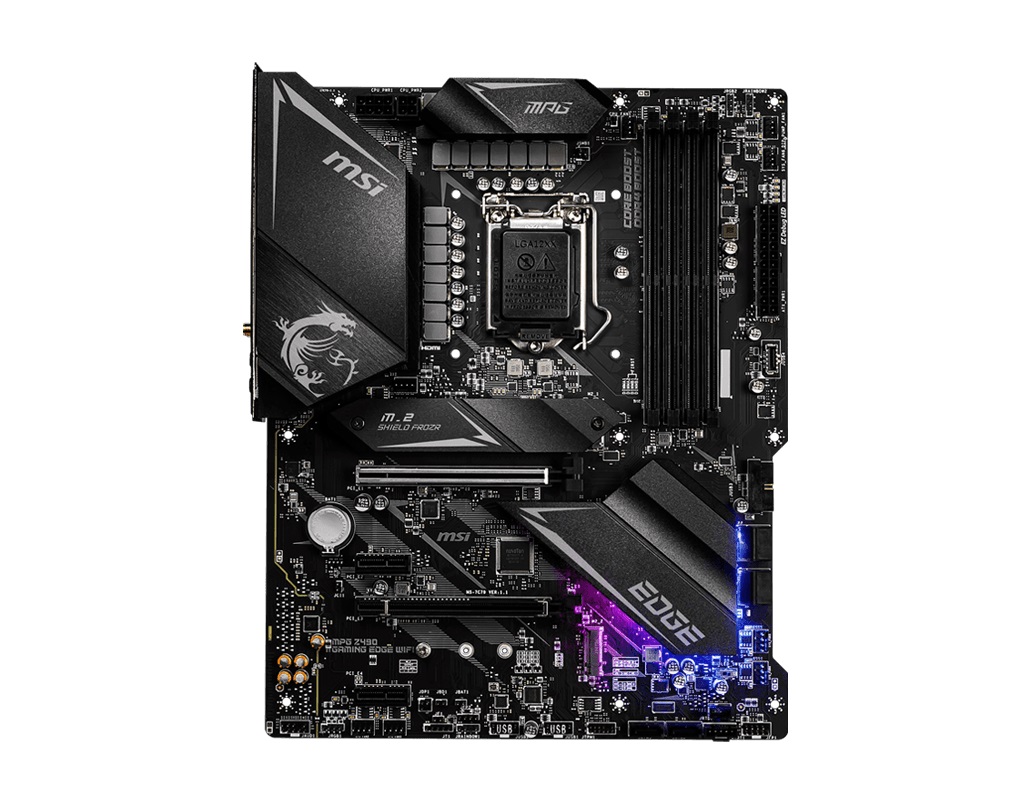 Mainboard MSI MPG Z490 GAMING EDGE WF (Intel Z490/Socket 1200/ATX/4 khe RAM DDR4)