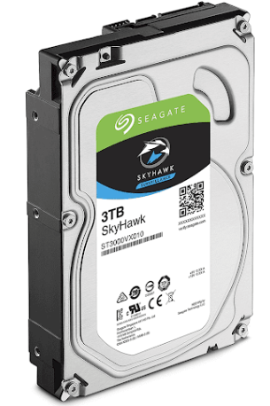 Ổ cứng HDD Seagate SkyHawk SURVEILLANCE (3TB/3.5 inch/5400RPM/SATA3/6GB/s, 64MB Cache) - ST3000VX009