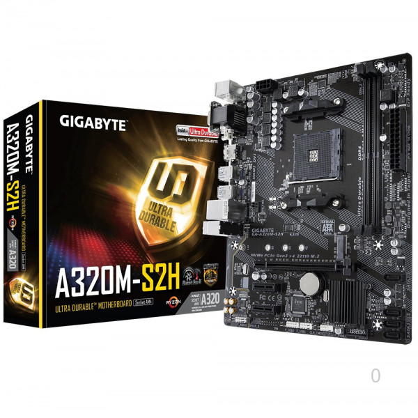 Mainboard Gigabyte A320M-S2H (Chipset AMD A320/ Socket AM4/ Ram DDR4)