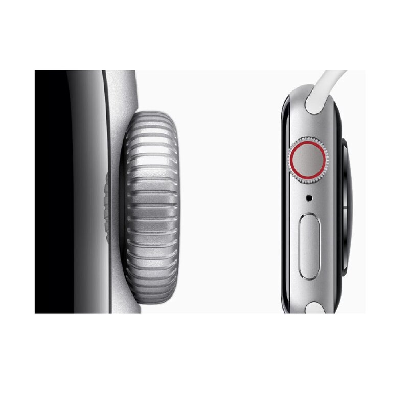 Smart Watch Apple Serie5 GPS 44mm/ viền nhôm Xám/ dây cao su Đen - MWVF2VN/A