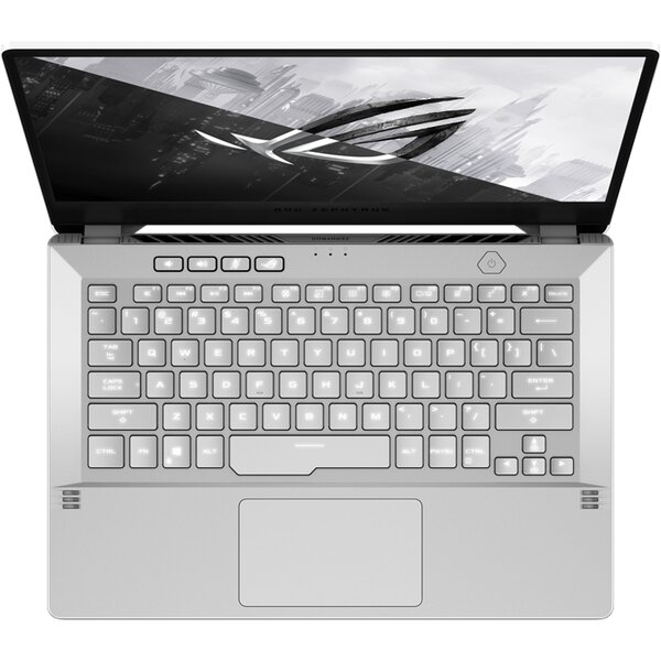 Laptop ASUS ROG ZEPHYRUS G14 GA401II R7-4800HS/16GD4/512G-PCIE/14.0FHD/WF6/4C76WHr/TRẮNG/W10SL/4GD6_GTX1650Ti/TÚI/ANIME_D