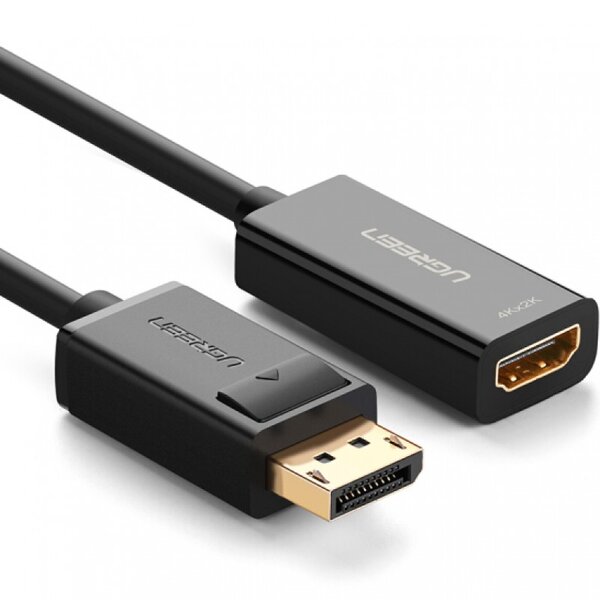 Bộ chuyển đổi DisplayPort sang HDMI hỗ trợ 4K, màu đen Ugreen - 40363