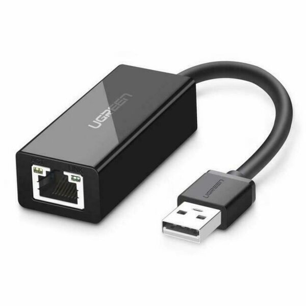 Bộ chuyển đổi USB 2.0 sang cổng mạng 10/100 Mbps Network Adapter, vỏ ABS Ugreen - 20254