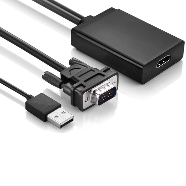 Bộ chuyển đổi VGA và âm thanh sang HDMI có nguồn Ugreen - 40213