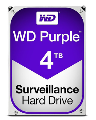 Ổ cứng PC WD Purple (4TB/3.5" SATA 3/64MB Cache/5400RPM) (Màu tím)