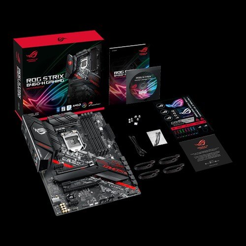 Mainboard ASUS ROG-STRIX B460-H GAMING (Chipset B460/LGA 1200/DDR4 4 Khe/ATX)