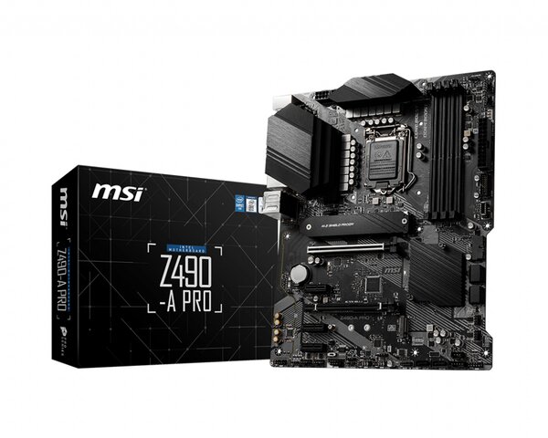 Mainboard MSI Z490-A PRO (Chipset Z490/ LGA 1200/ DDR4 4 Khe/ ATX)