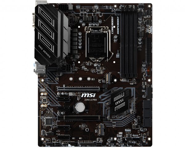 Mainboard MSI Z390-A PRO (Chipset Z390/ LGA 1151-v2/DDR4 4 Khe/ATX)