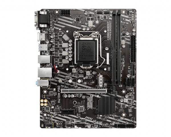 Mainboard MSI H410M PRO (Chipset H410/ LGA 1200/ DDR4 2 Khe/M-ATX)