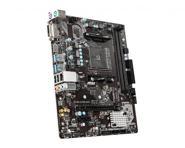 Mainboard MSI B450M-A PRO MAX (Chipset B450/ Socket AM4/DDR4 2 Khe/M-ATX)