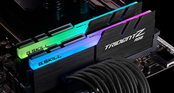 Ram PC G.Skill Trident Z RGB 16GB (2x8GB)DDR4-3600MHz -F4-3600C18D-16GTZR