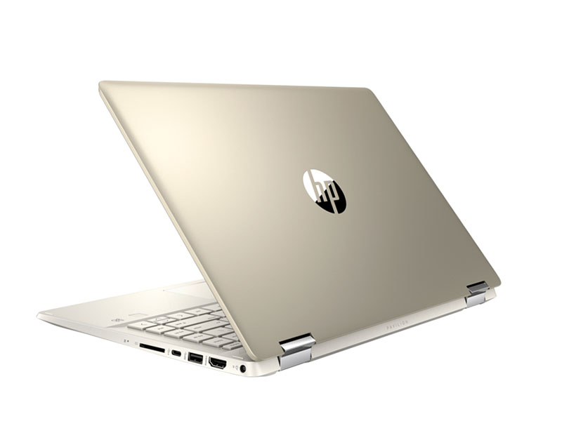 Laptop HP Pavilion x360 14-dw0060TU i3-1005G1/4GD4/256GSSD/14.0FHDT/FP/PEN/BT5/3C43/VÀNG/W10SL/OFFICE_D
