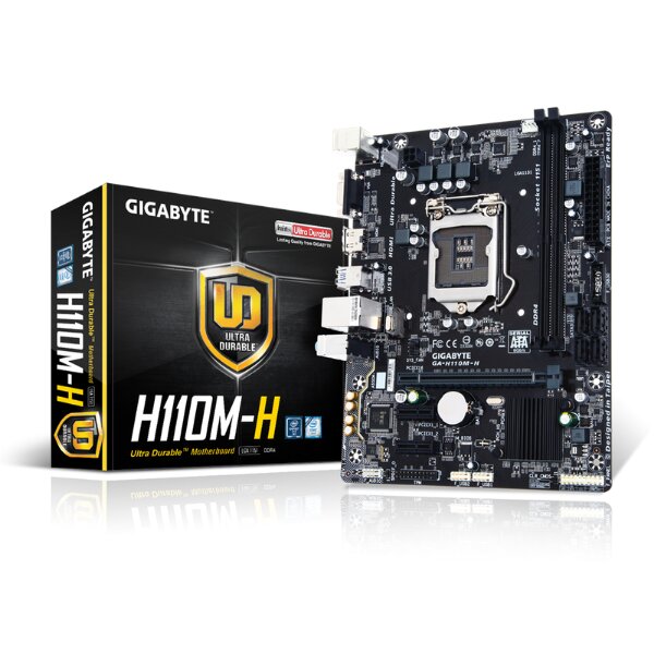 Mainboard Gigabyte GA-H110M-H (Chipset H110/ Socket 1151/ DDR4 2 khe Ram/ m-ATX)