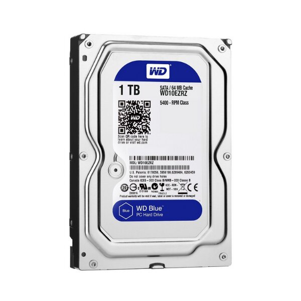 Ổ cứng PC WD Blue 1TB 3.5 SATA 6Gb/s/64MB Cache/ 7200RPM (Màu xanh)