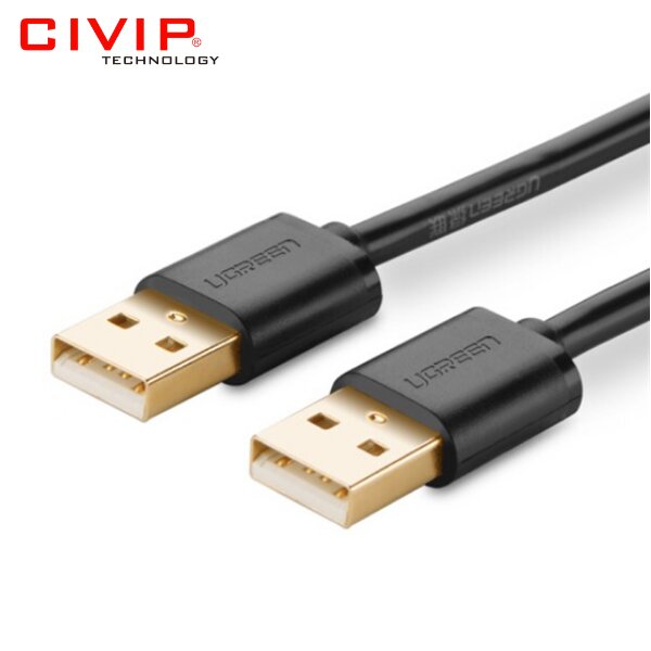Cáp USB 2.0 2 đầu đực dài 2m Ugreen UG-10311