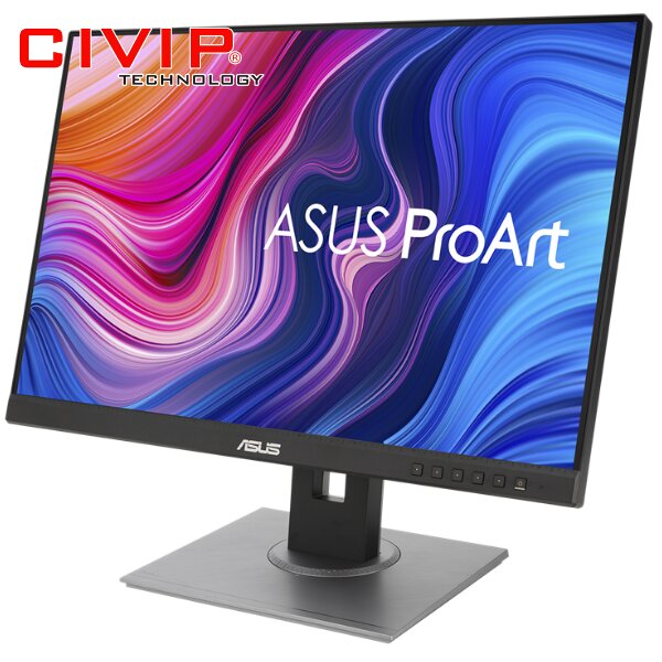 Màn hình LCD Asus 24inch PA248QV (24'' 16:10, IPS 1920x1200, 100% sRGB, Loa 2W, 300 cd/㎡, 1000:1, HDMI, DP, VGA, USB)