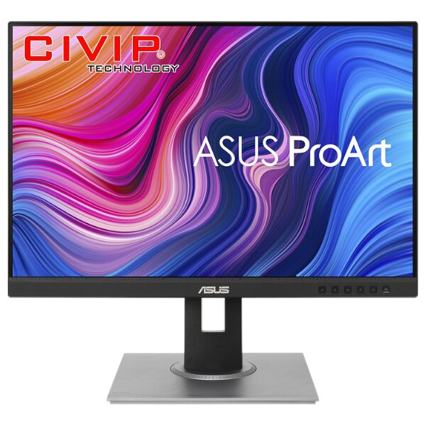 Màn hình LCD Asus 24inch PA248QV (24'' 16:10, IPS 1920x1200, 100% sRGB, Loa 2W, 300 cd/㎡, 1000:1, HDMI, DP, VGA, USB)