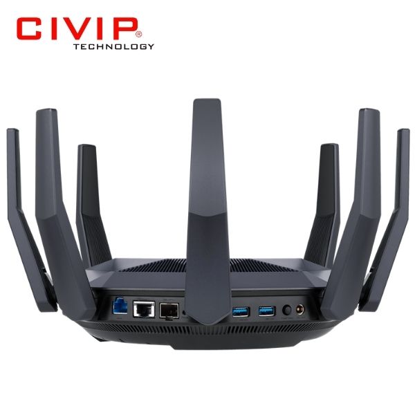 Router wifi ASUS RT-AX89X (Gaming Router) Wifi AX6000 2 băng tần 2.4G, 5G