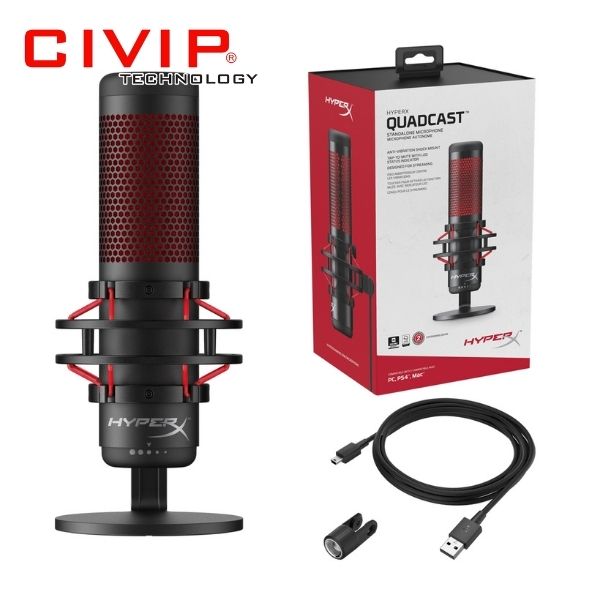 Microphone Kingston HyperX QuadCast 4P5P6AA