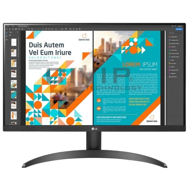 Màn hình LCD LG 24Inch IPS 24QP500B (2K 2560 x 1440, IPS 16:9, 300 cd/m², sRGB 99%, 5ms, 75Hz, HDMI, DisplayPort)