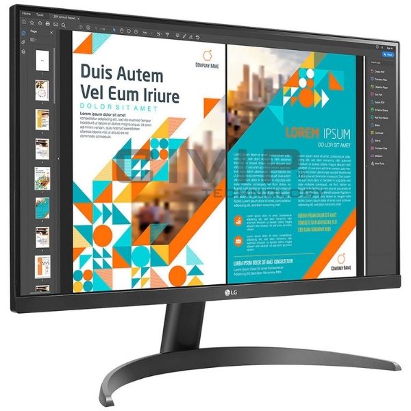 Màn hình LCD LG 24Inch IPS 24QP500B (2K 2560 x 1440, IPS 16:9, 300 cd/m², sRGB 99%, 5ms, 75Hz, HDMI, DisplayPort)