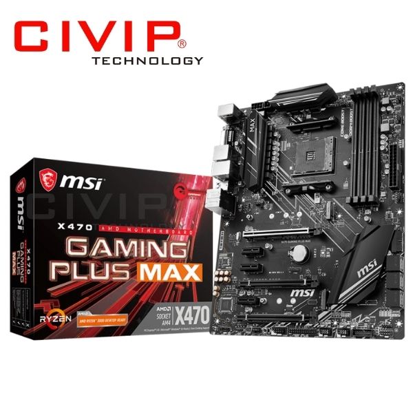 Mainboard MSI X470 GAMING PLUS MAX (AMD X470, Socket AM4, DDR4, ATX, DVI + HDMI)