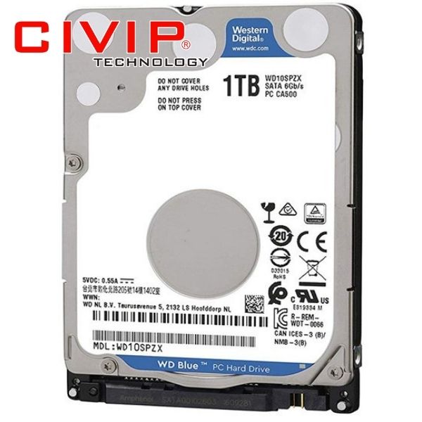 Ổ cứng HDD Laptop WD 1TB 2.5 Blue