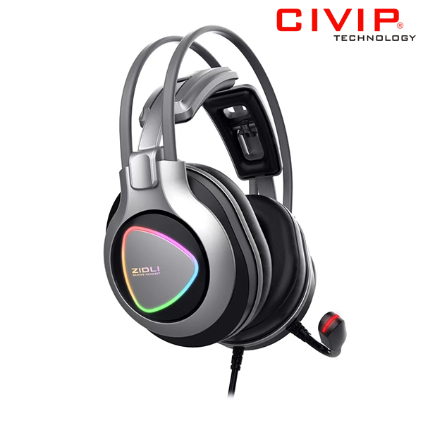 Tai Nghe Gaming Zidli ZH-A10 (7.1, USB, RGB)
