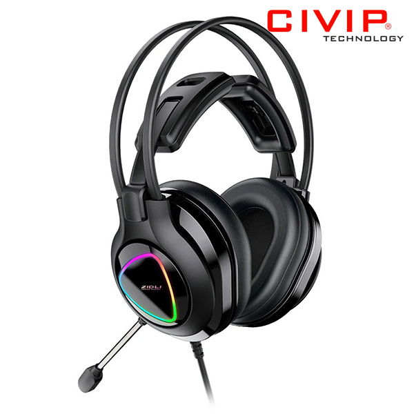 Tai Nghe Gaming Zidli ZH-A10 (7.1, USB, RGB)