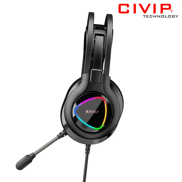 Tai Nghe Gaming Zidli ZH-A10 (7.1, USB, RGB)