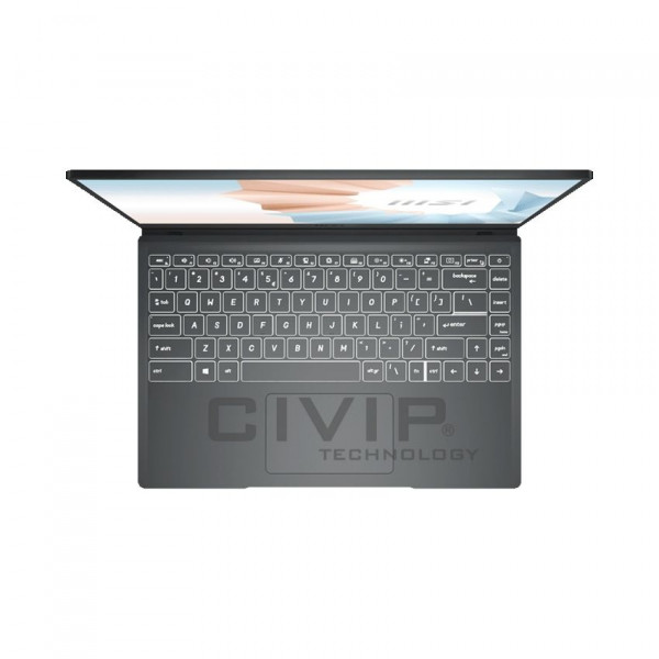 Laptop MSI Modern 14 B11MOU 851VN (Core i3-1115G4/8GB/256GB/Intel UHD/14 inch FHD/Win 10/Gray)