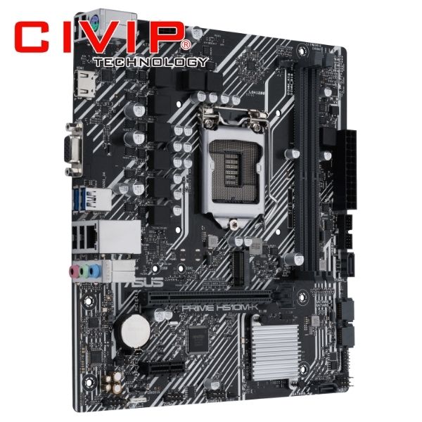 Mainboard Asus Prime H510M-K (Chipset H510, CPU Intel LGA 1200, DDR4, m-ATX, PS/2, VGA / HDMI)